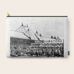 "The Starting Gate" Saratoga Springs Race Course Track Carry All Pouch
