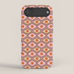 70s Disco Daisy Flower Pattern iPhone Case