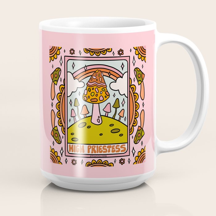 2. High Priestess Mushroom Coffee Mug
