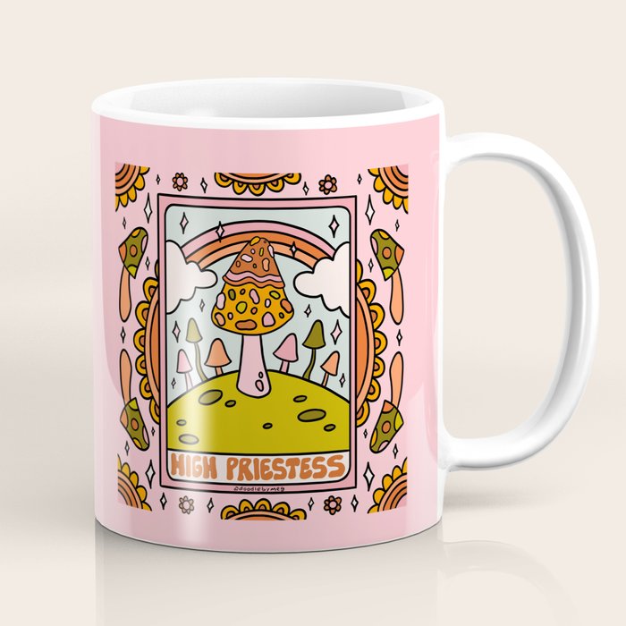 2. High Priestess Mushroom Coffee Mug
