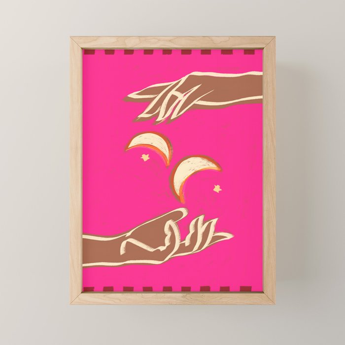 A Couple Of Moons Mini Art Print
