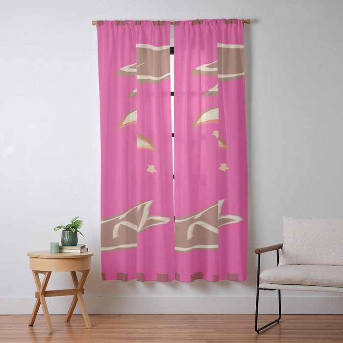 A Couple Of Moons Window Curtain