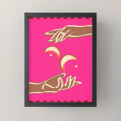 A Couple Of Moons Mini Art Print