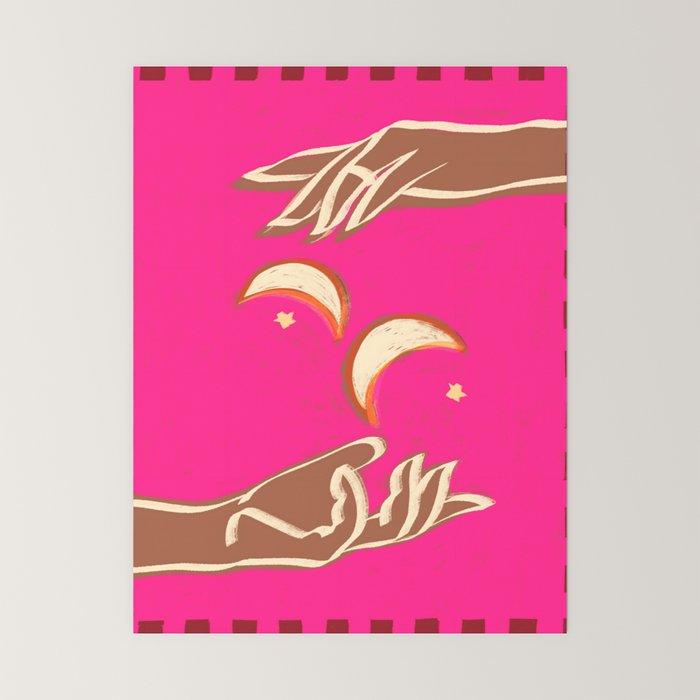 A Couple Of Moons Mini Art Print