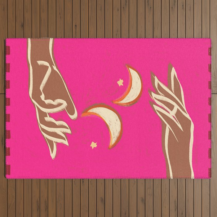 A Couple Of Moons Outdoor Rug