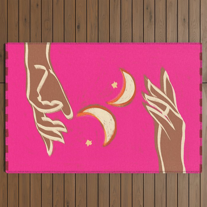A Couple Of Moons Outdoor Rug
