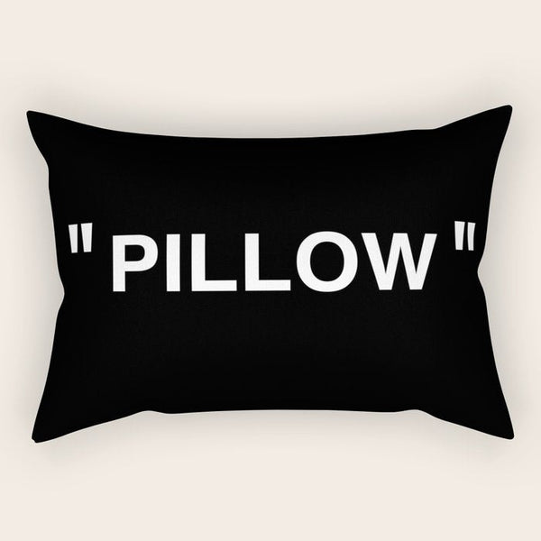 " Art " (Negative) Rectangular Pillow