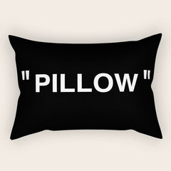 " Art " (Negative) Rectangular Pillow