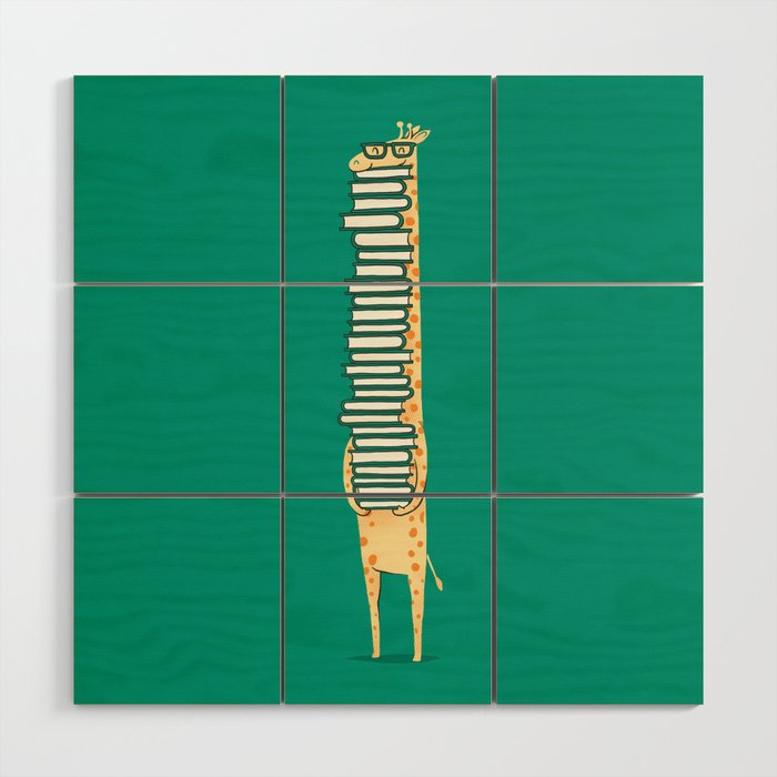 A book lover Wood Wall Art