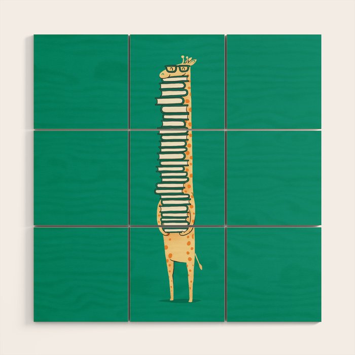 A book lover Wood Wall Art