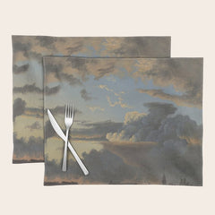 "Cloud Study" by Knud Baade, 1838 Placemat