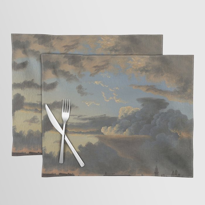 "Cloud Study" by Knud Baade, 1838 Placemat