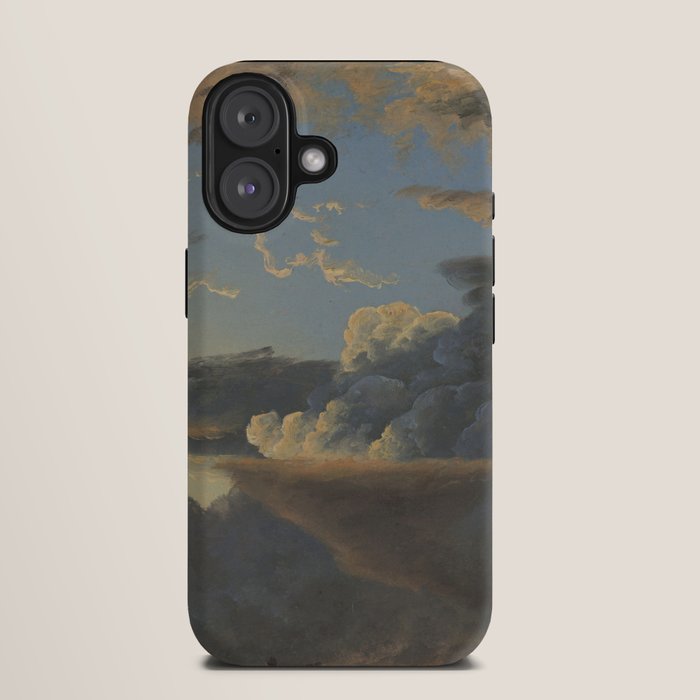 "Cloud Study" by Knud Baade, 1838 iPhone Case