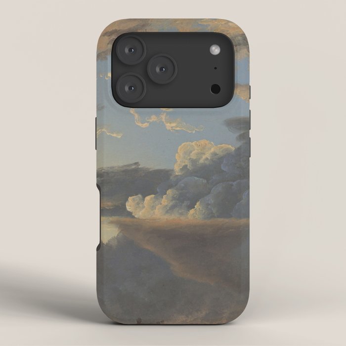 "Cloud Study" by Knud Baade, 1838 iPhone Case