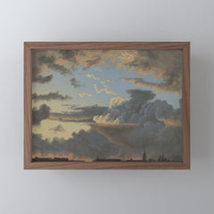 "Cloud Study" by Knud Baade, 1838 Mini Art Print