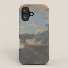 "Cloud Study" by Knud Baade, 1838 iPhone Case
