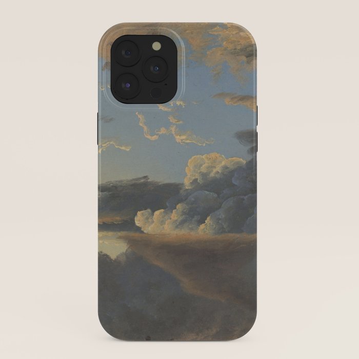 "Cloud Study" by Knud Baade, 1838 iPhone Case