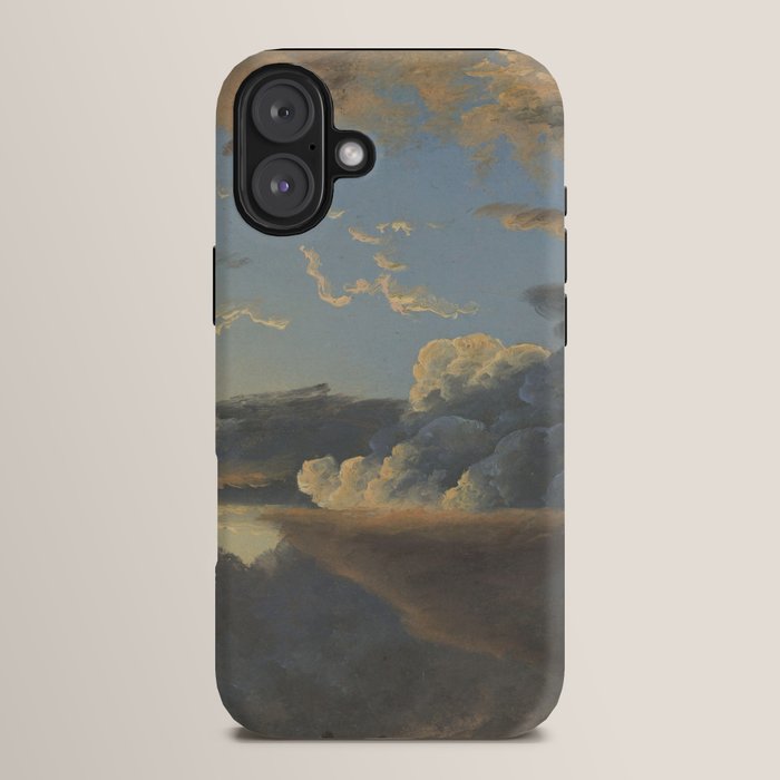 "Cloud Study" by Knud Baade, 1838 iPhone Case