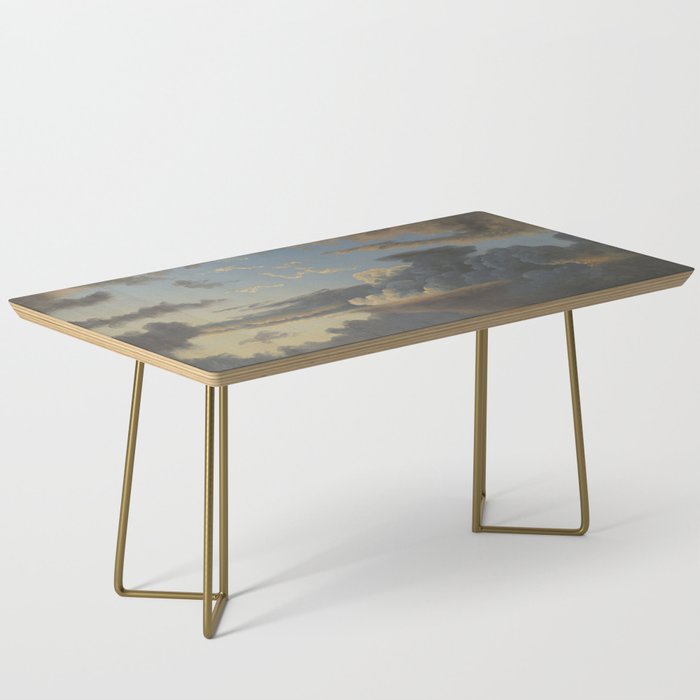 "Cloud Study" by Knud Baade, 1838 Coffee Table