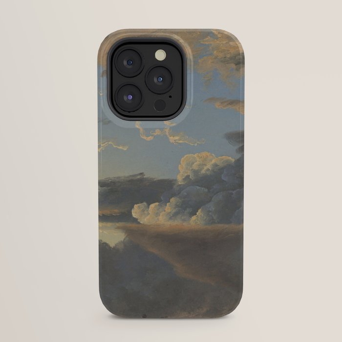 "Cloud Study" by Knud Baade, 1838 iPhone Case