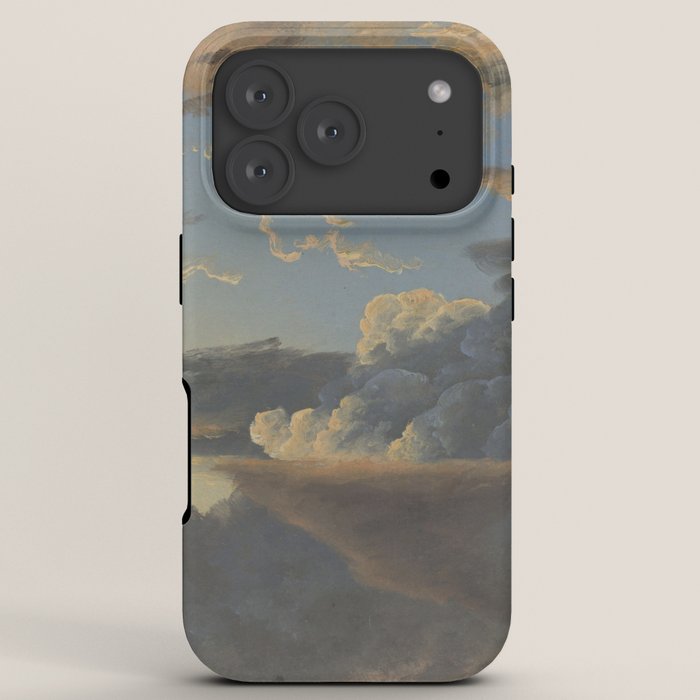 "Cloud Study" by Knud Baade, 1838 iPhone Case