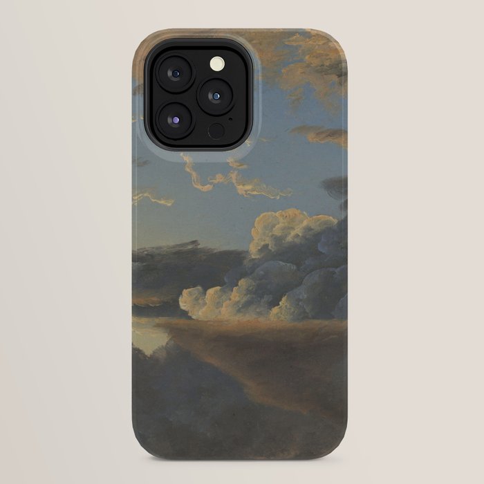 "Cloud Study" by Knud Baade, 1838 iPhone Case