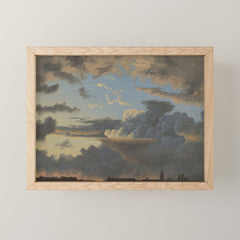 "Cloud Study" by Knud Baade, 1838 Mini Art Print