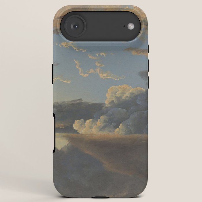 "Cloud Study" by Knud Baade, 1838 iPhone Case
