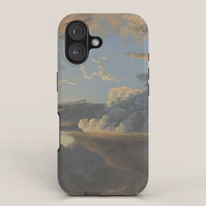 "Cloud Study" by Knud Baade, 1838 iPhone Case