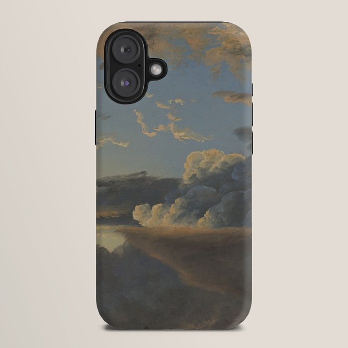 "Cloud Study" by Knud Baade, 1838 iPhone Case