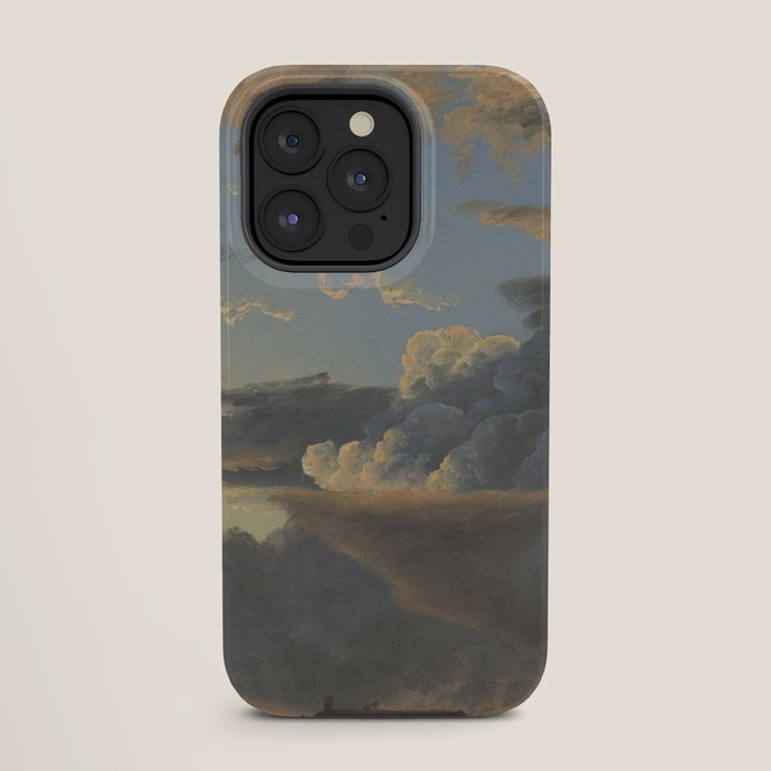 "Cloud Study" by Knud Baade, 1838 iPhone Case