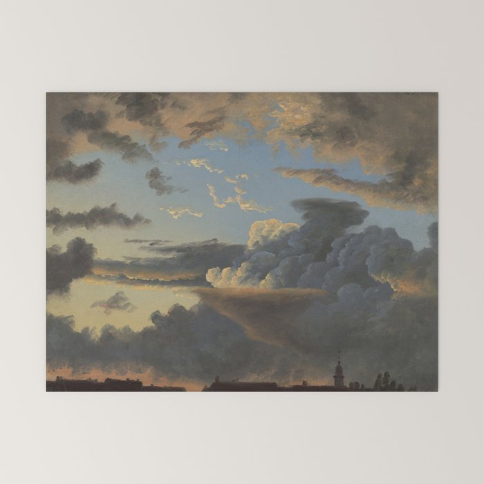 "Cloud Study" by Knud Baade, 1838 Mini Art Print