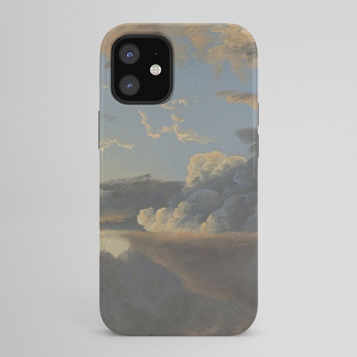 "Cloud Study" by Knud Baade, 1838 iPhone Case