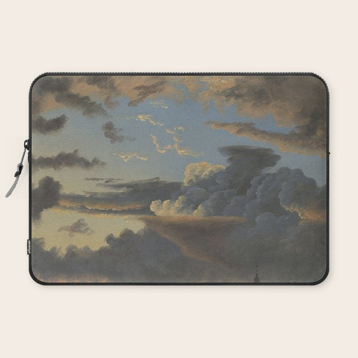 "Cloud Study" by Knud Baade, 1838 Laptop Sleeve