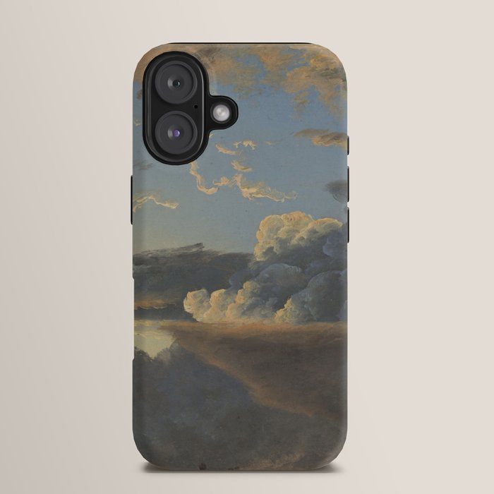 "Cloud Study" by Knud Baade, 1838 iPhone Case