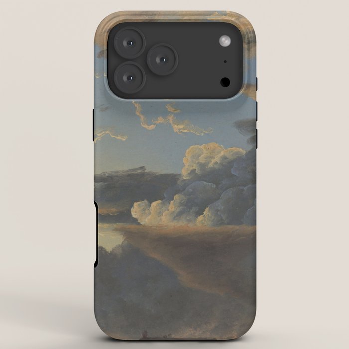 "Cloud Study" by Knud Baade, 1838 iPhone Case