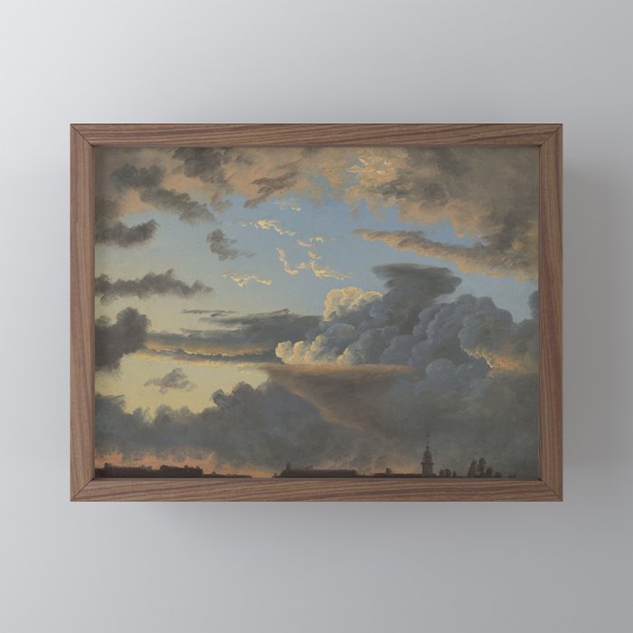 "Cloud Study" by Knud Baade, 1838 Mini Art Print
