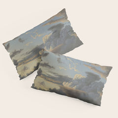 "Cloud Study" by Knud Baade, 1838 Pillow Sham
