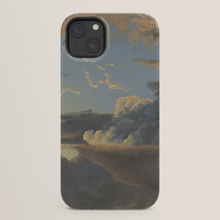 "Cloud Study" by Knud Baade, 1838 iPhone Case