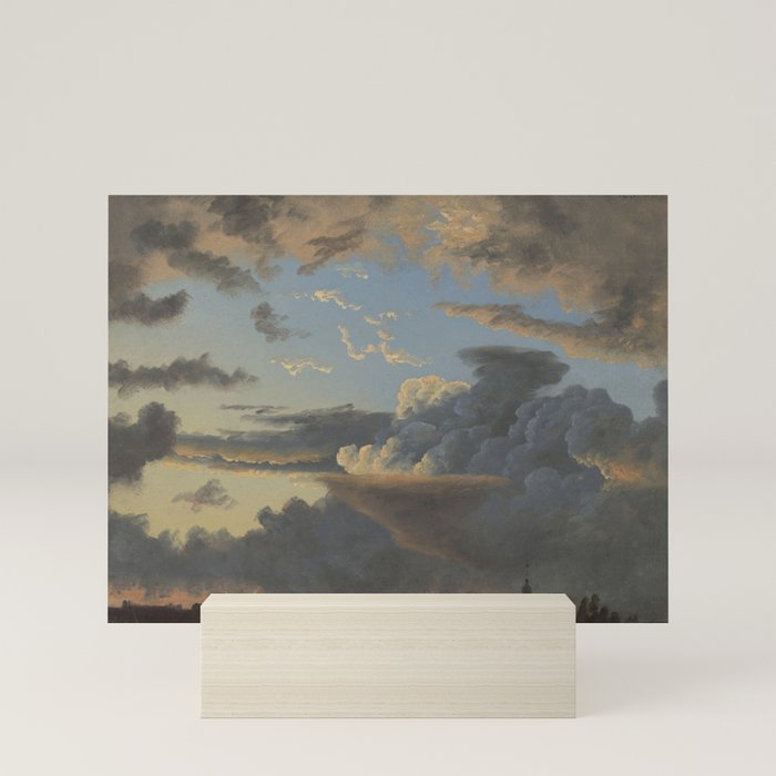 "Cloud Study" by Knud Baade, 1838 Mini Art Print