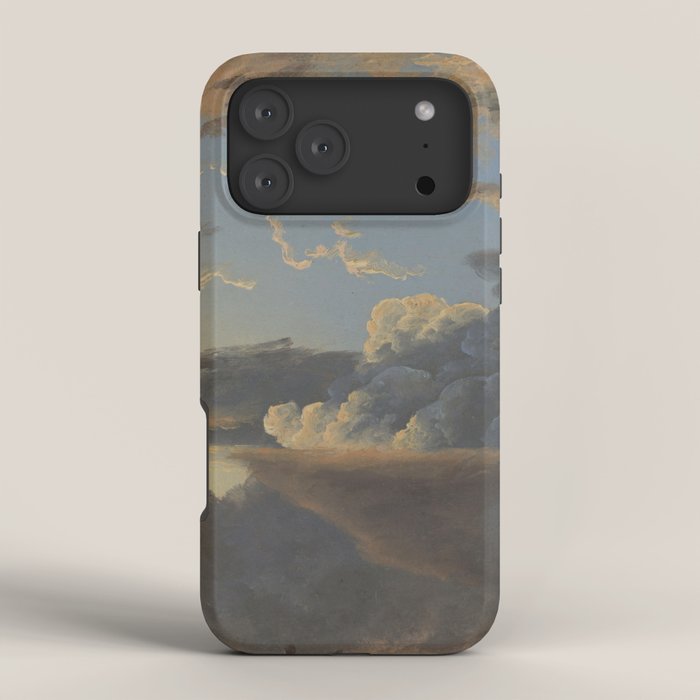"Cloud Study" by Knud Baade, 1838 iPhone Case