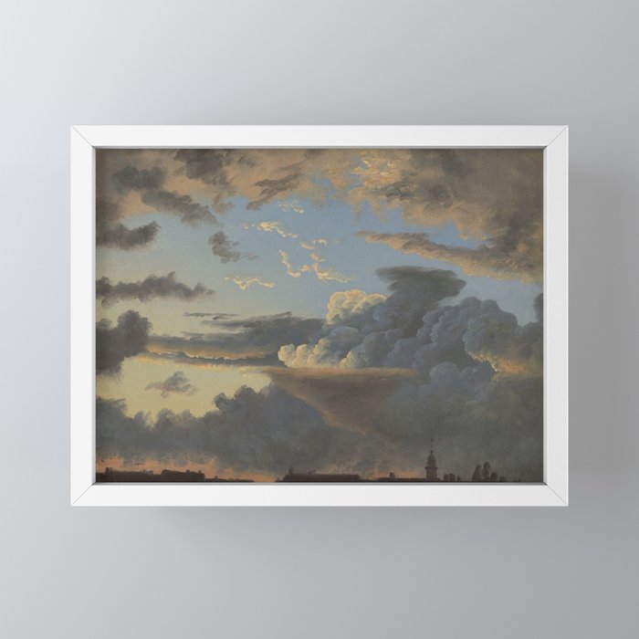 "Cloud Study" by Knud Baade, 1838 Mini Art Print