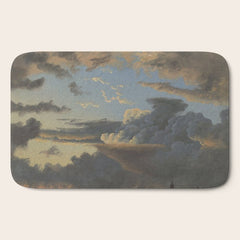 "Cloud Study" by Knud Baade, 1838 Bath Mat