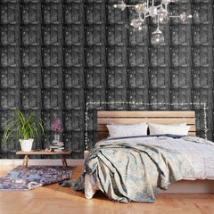 A book lovers dream - Cast-iron Book Alcoves Cincinnati Library black and white photography Wallpaper