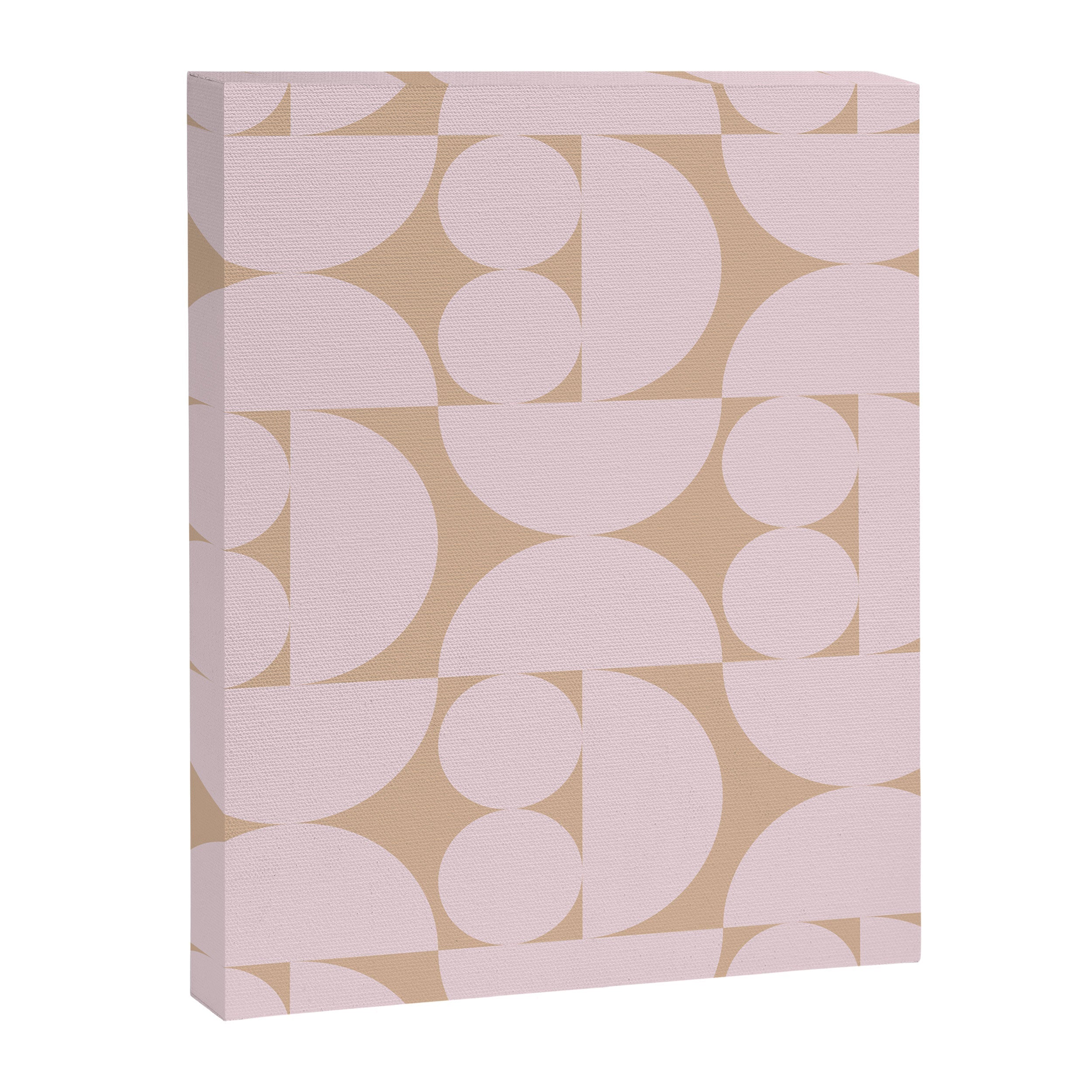 "Grapes and apple slices (pale pink)" Canvas Print