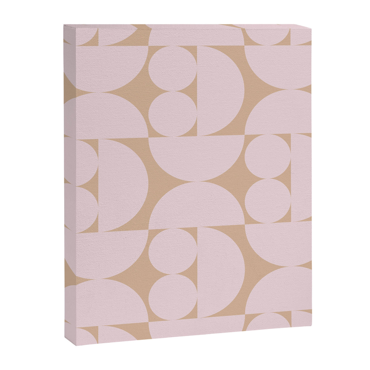 "Grapes and apple slices (pale pink)" Canvas Print