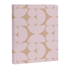"Grapes and apple slices (pale pink)" Canvas Print