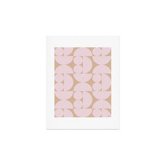 "Grapes and apple slices (pale pink)" Art Print
