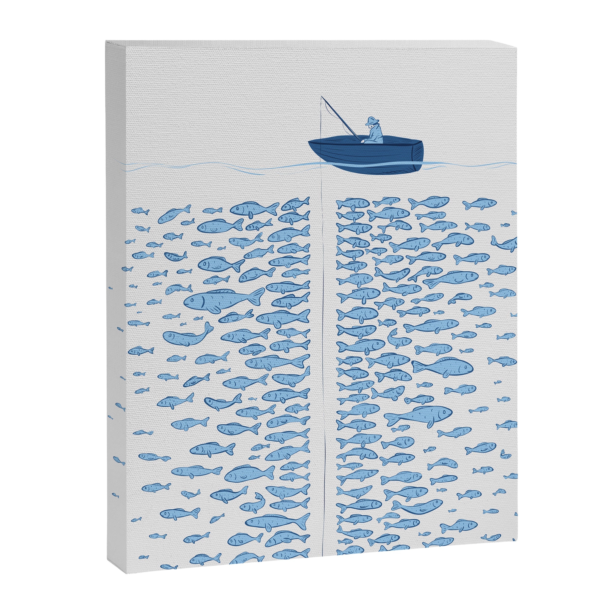217 Finicky Fish (plenty of fish in the sea) Canvas Print