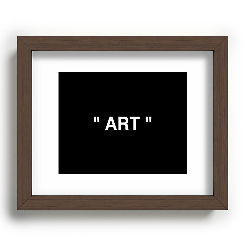 " Art " (Negative) Framed Art Print